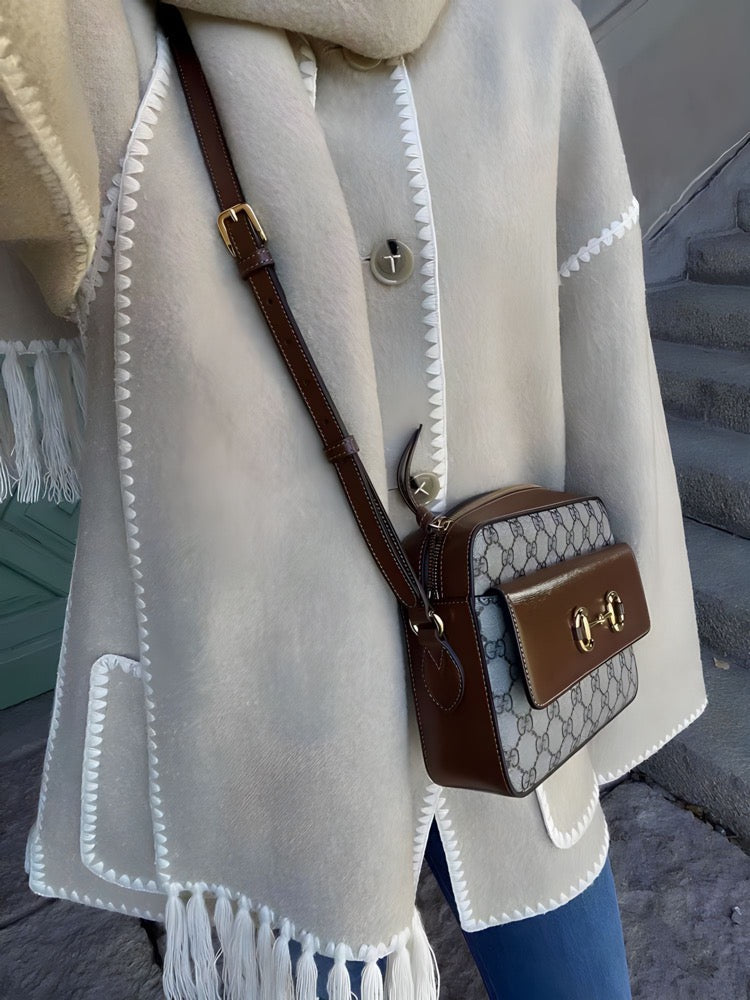 Amelia® | Fransen Schal Jacke