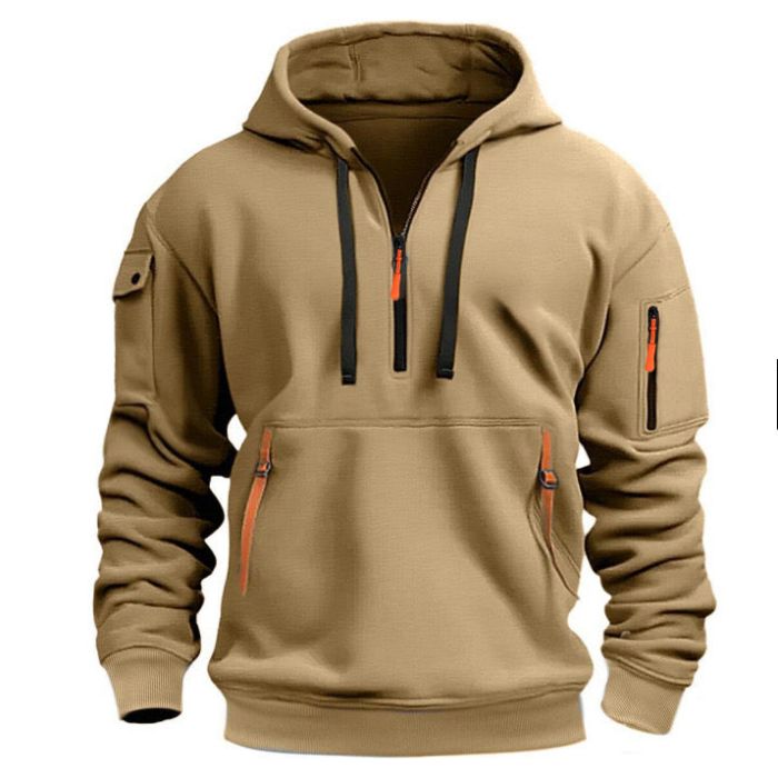 Pullover mit halbem Reißverschluss für Herren Isaac