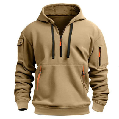 Pullover mit halbem Reißverschluss für Herren Isaac