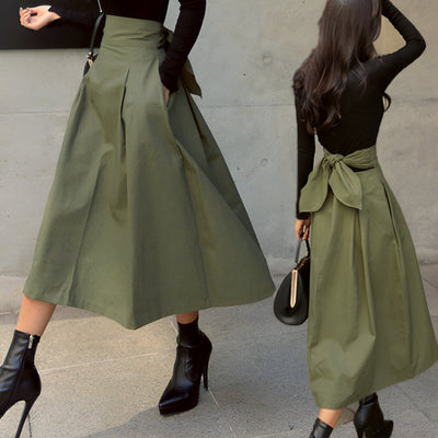 Aria | Damen koreanische Mode langen Rock