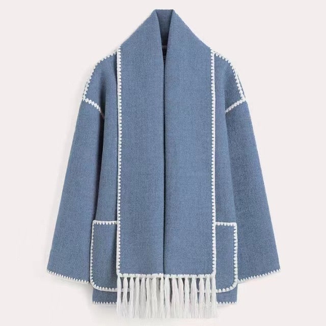 Maria® | Bequeme Manteljacke aus Wolle