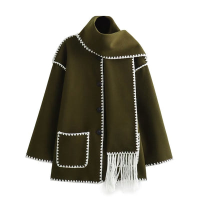 Maria® | Bequeme Manteljacke aus Wolle