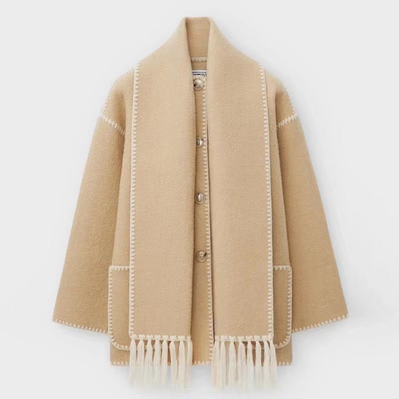 Maria® | Bequeme Manteljacke aus Wolle
