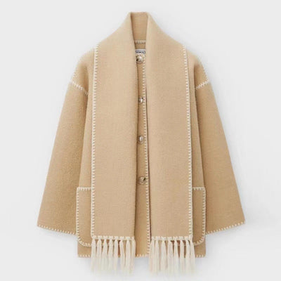 Maria® | Bequeme Manteljacke aus Wolle