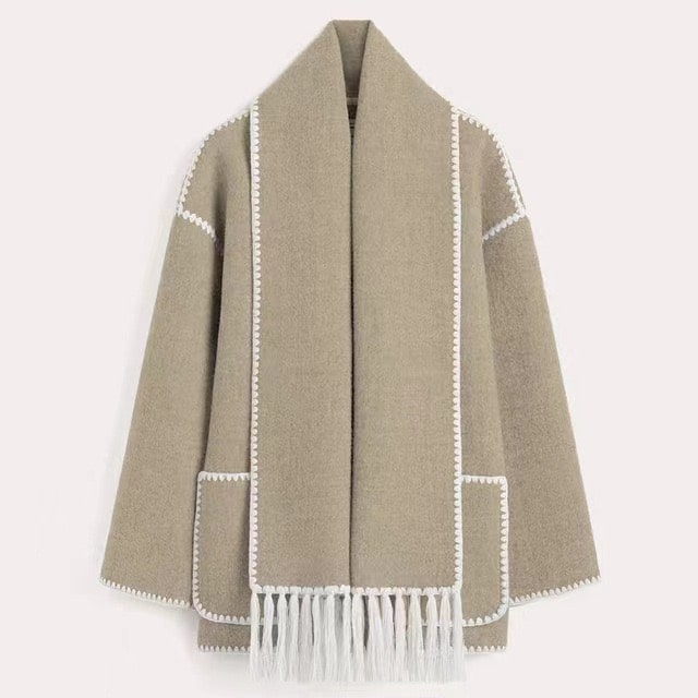 Maria® | Bequeme Manteljacke aus Wolle