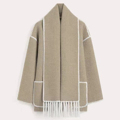 Maria® | Bequeme Manteljacke aus Wolle