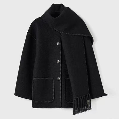 Maria® | Bequeme Manteljacke aus Wolle