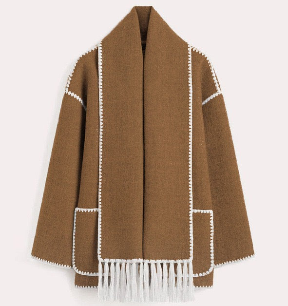Maria® | Bequeme Manteljacke aus Wolle