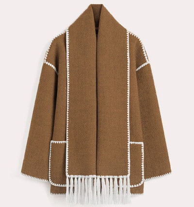 Maria® | Bequeme Manteljacke aus Wolle