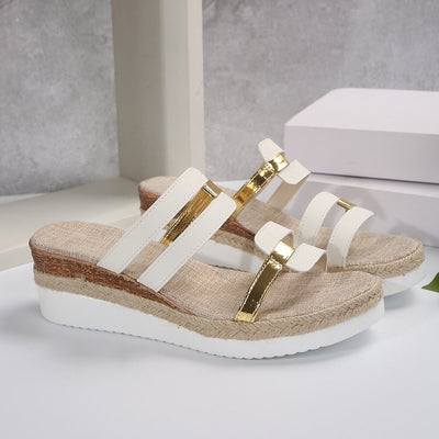 Marit - Damen Plateausandalen