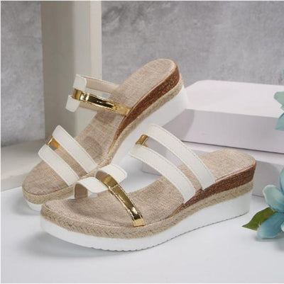 Marit - Damen Plateausandalen