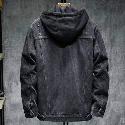 Dunkle Winterjacke für Männer Isamu