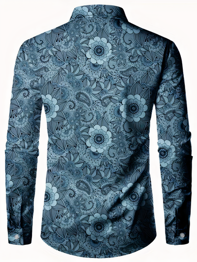 Trendiges Herrenhemd mit floralen Mustern Jayce