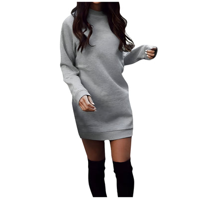 Claudia | Gemütliches Herbst- & Winter-Strickkleid