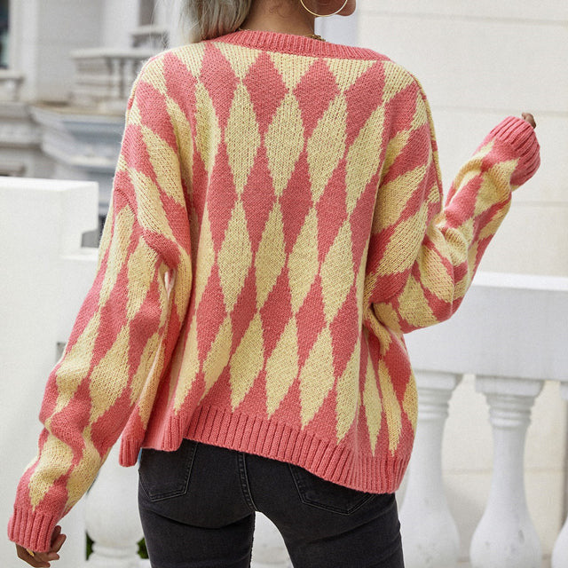 Lockere Strickjacke für Damen