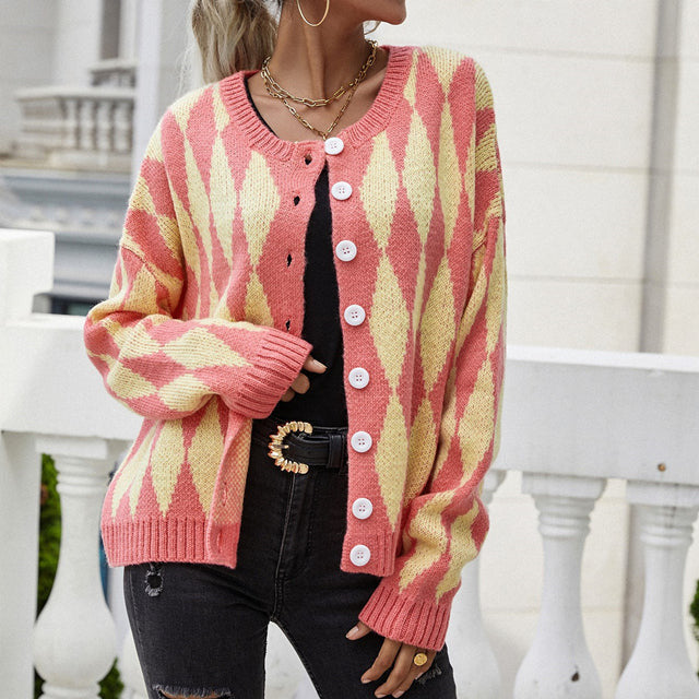 Lockere Strickjacke für Damen