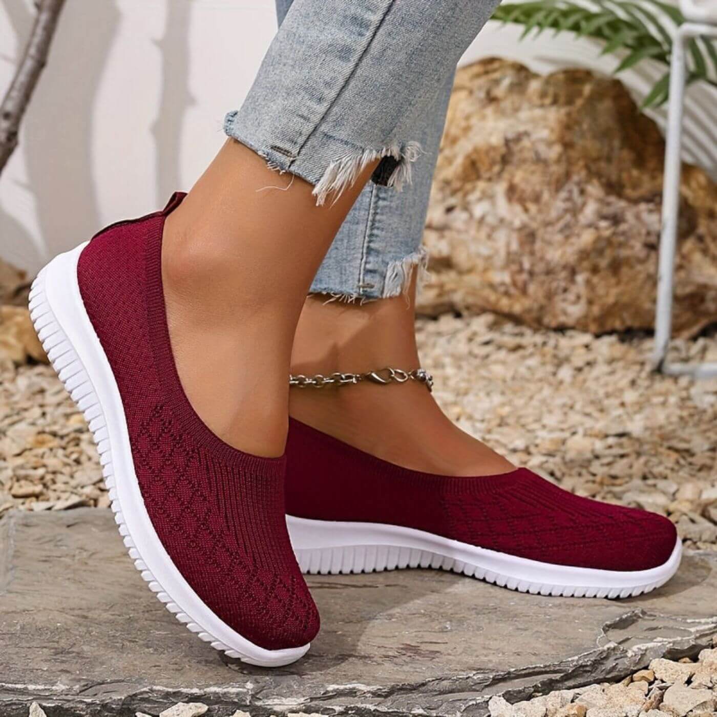 Jana – Atmungsaktive Slip-on Orthopädische Schuhe