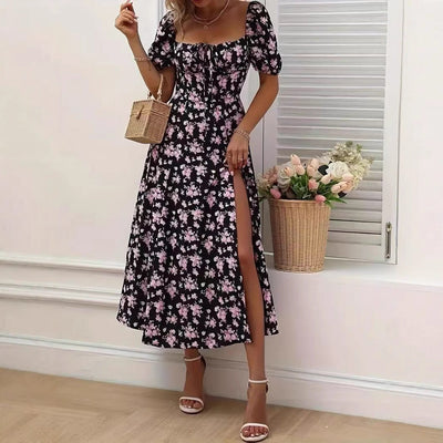 Juliet- Midikleid aus floraler Spitze für den Frühling