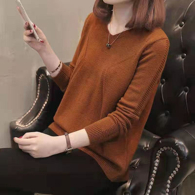 Ronja | Winter Pullover mit V-Ausschnitt für Frauen