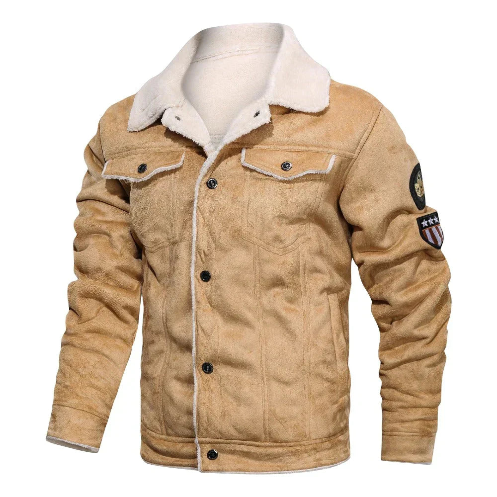 Lederjacke mit Fleece Futter Killian