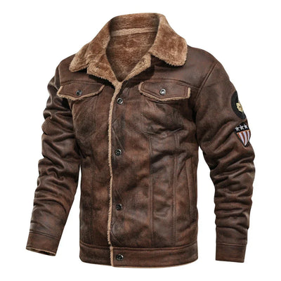 Lederjacke mit Fleece Futter Killian