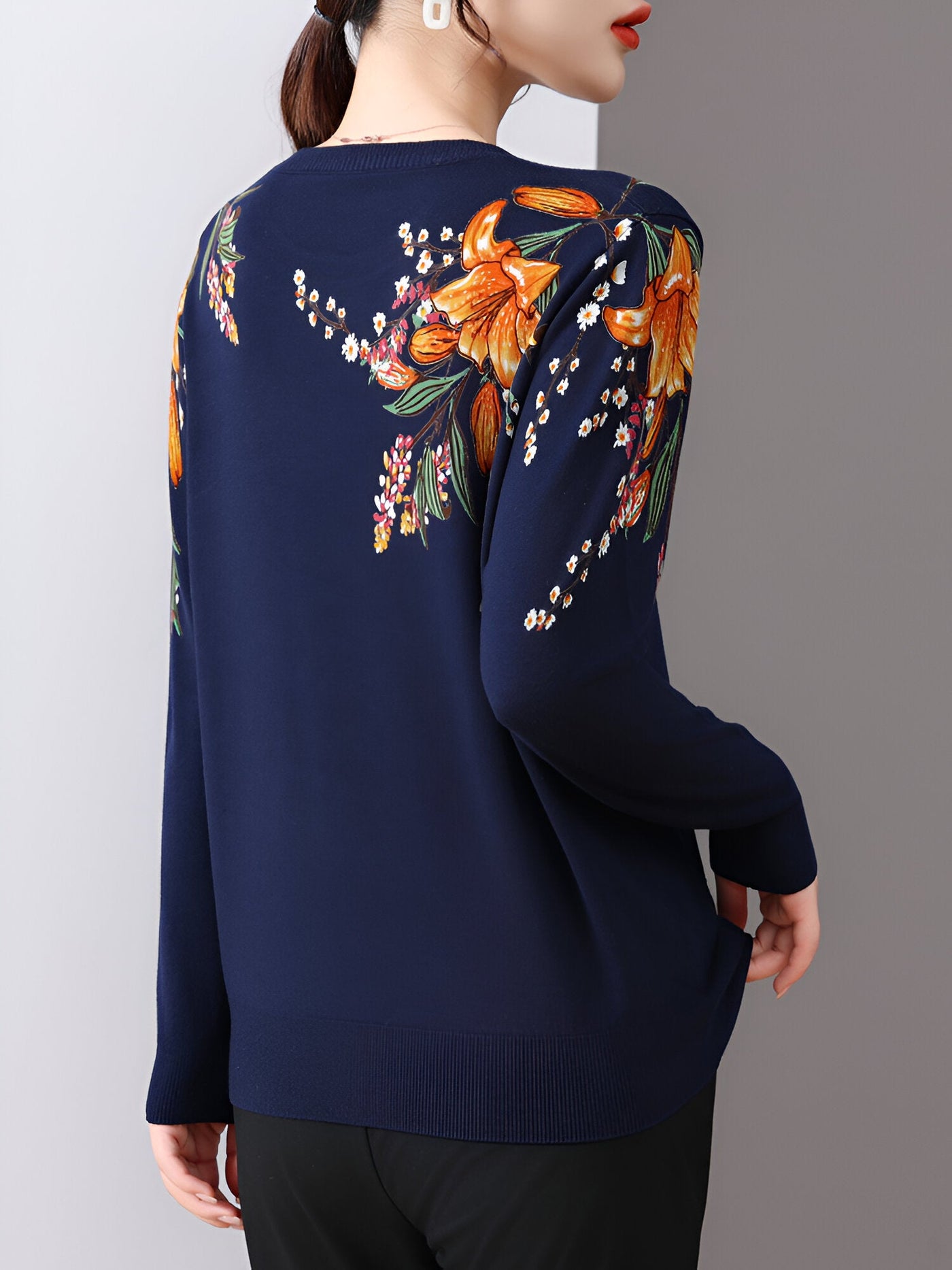 Ksenia | Stylischer Gedruckter Pullover