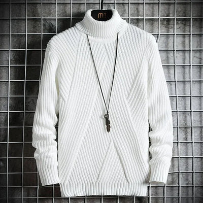 Warmer Rollkragenpullover für Herren