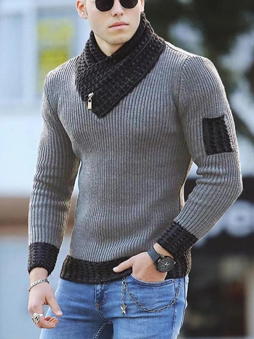 Klassischer Strickpullover im Vintage Look für Herren Lawrence