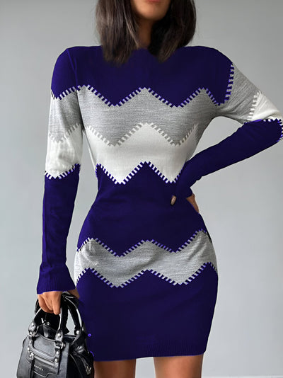 Sigrun | Elegantes Strick-Bodycon Mini-Kleid