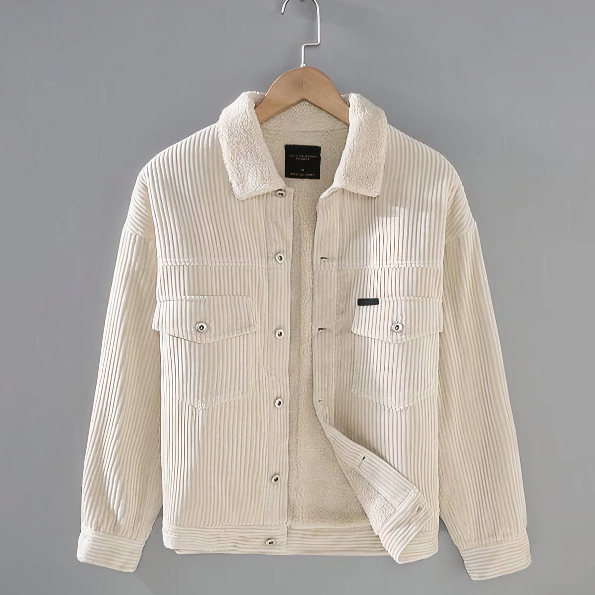 Cord Fleecejacke für Herren Liam