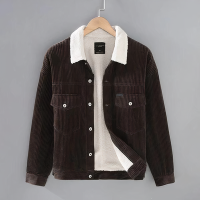 Cord Fleecejacke für Herren Liam