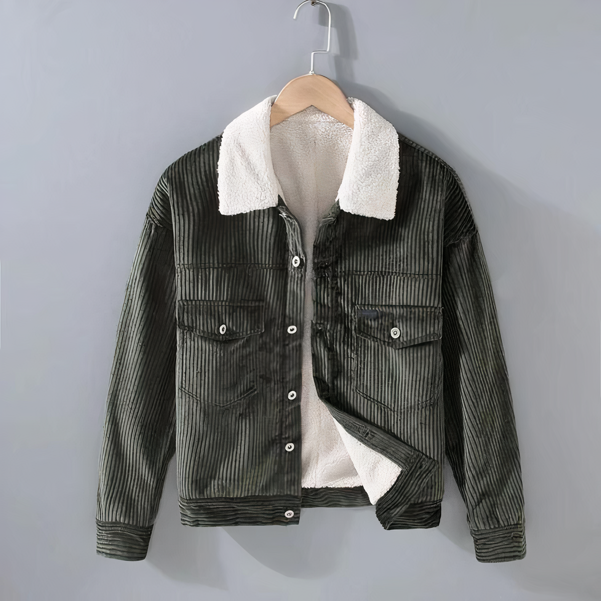 Cord Fleecejacke für Herren Liam