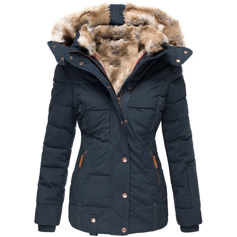 Mara® | Winterjacke mit Kunstfellfutter