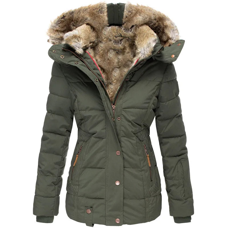 Mara® | Winterjacke mit Kunstfellfutter