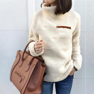 Jaden | Winter Super weich und bequem solide Farbe Rollkragenpullover Frauen