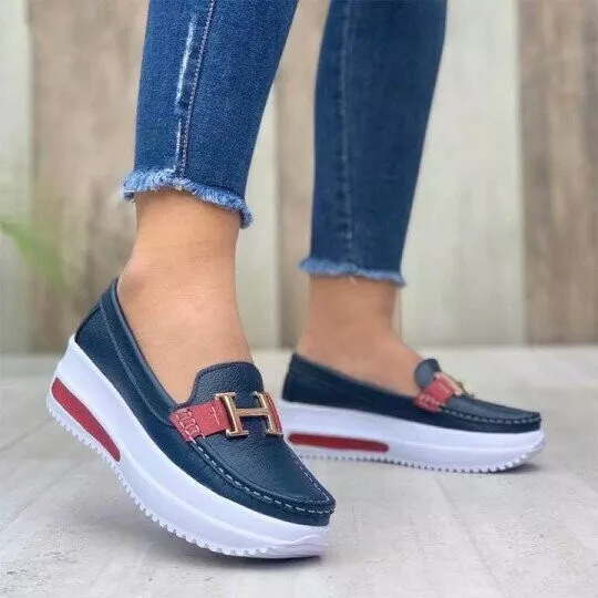 Isla - Moderner Plateau-Loafer für Damen