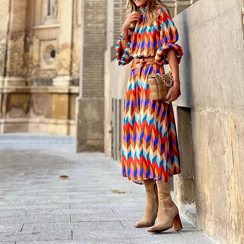 Baur Modehaus | Formelles Midi-Kleid mit Print