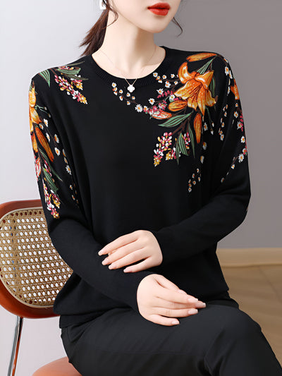 Ksenia | Stylischer Gedruckter Pullover