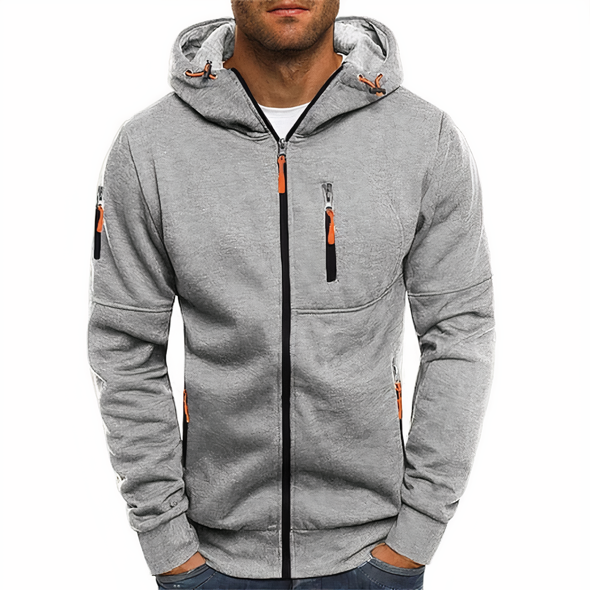 Kapuzenpullover mit Zip Nathan