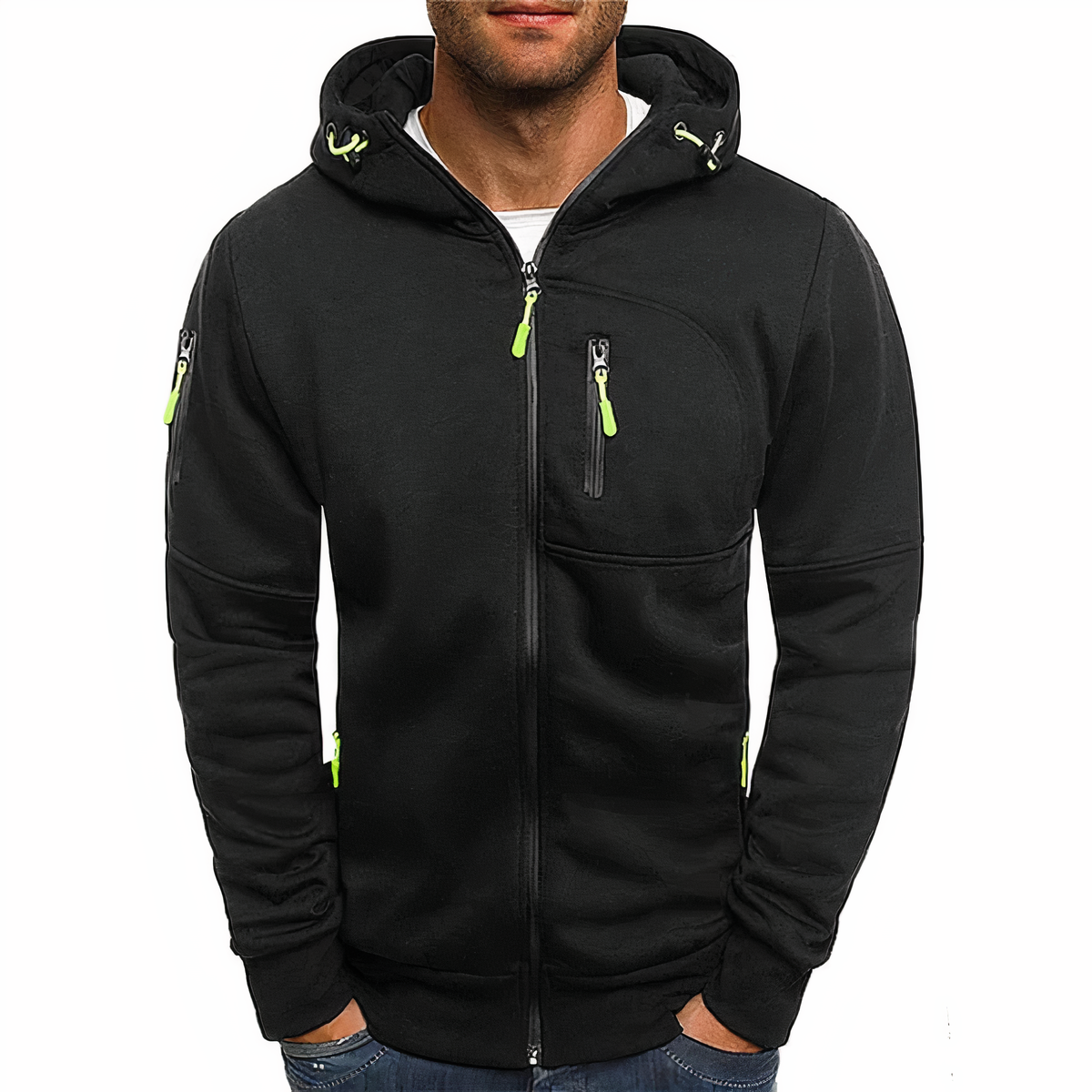 Kapuzenpullover mit Zip Nathan
