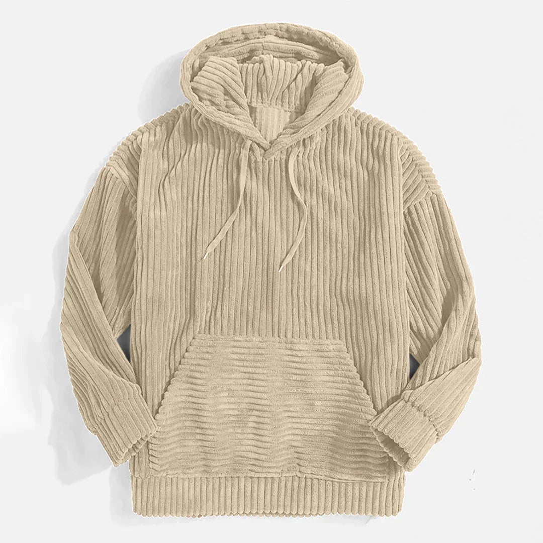 Kapuzenpullover aus Cordstoff für Herren Nigel