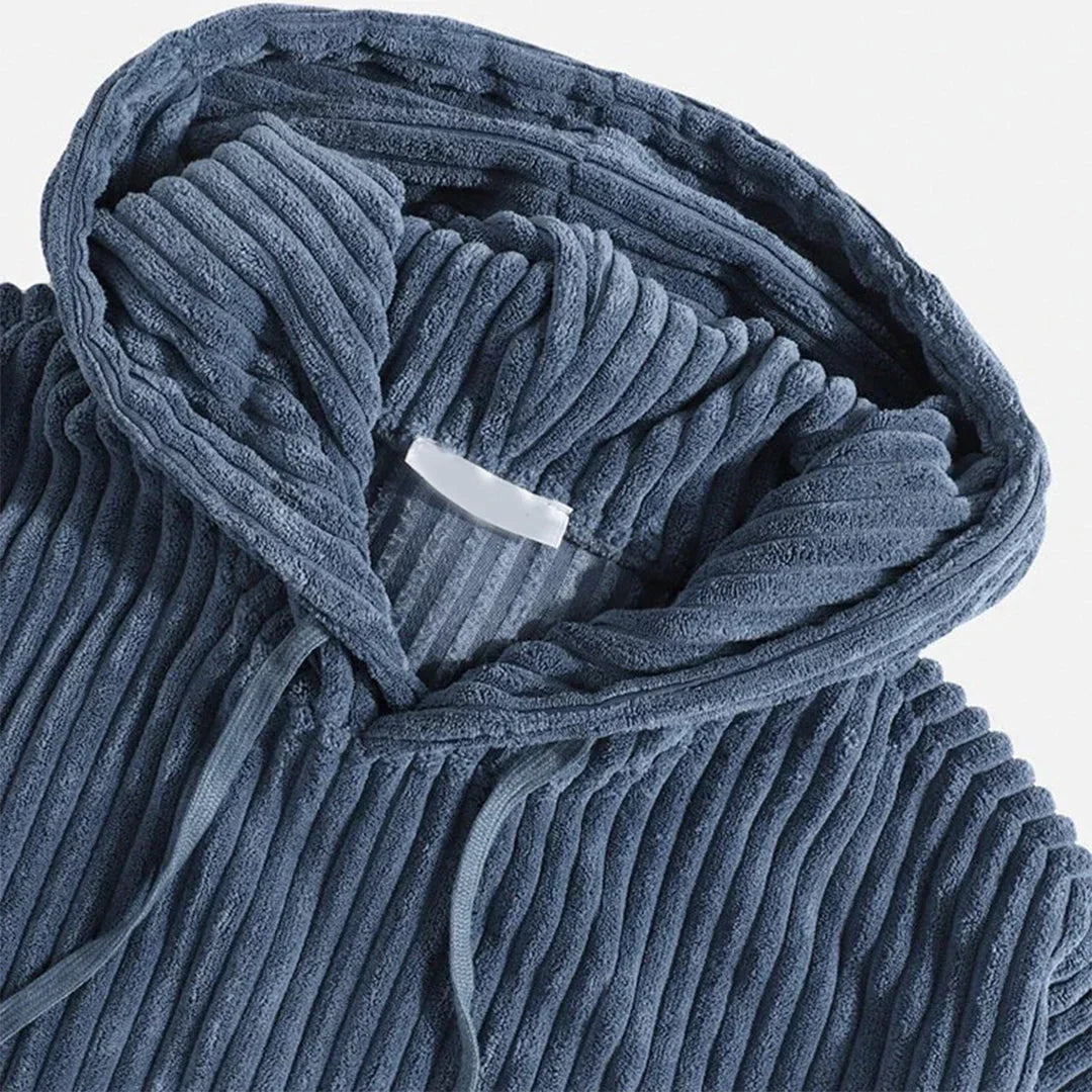 Kapuzenpullover aus Cordstoff für Herren Nigel