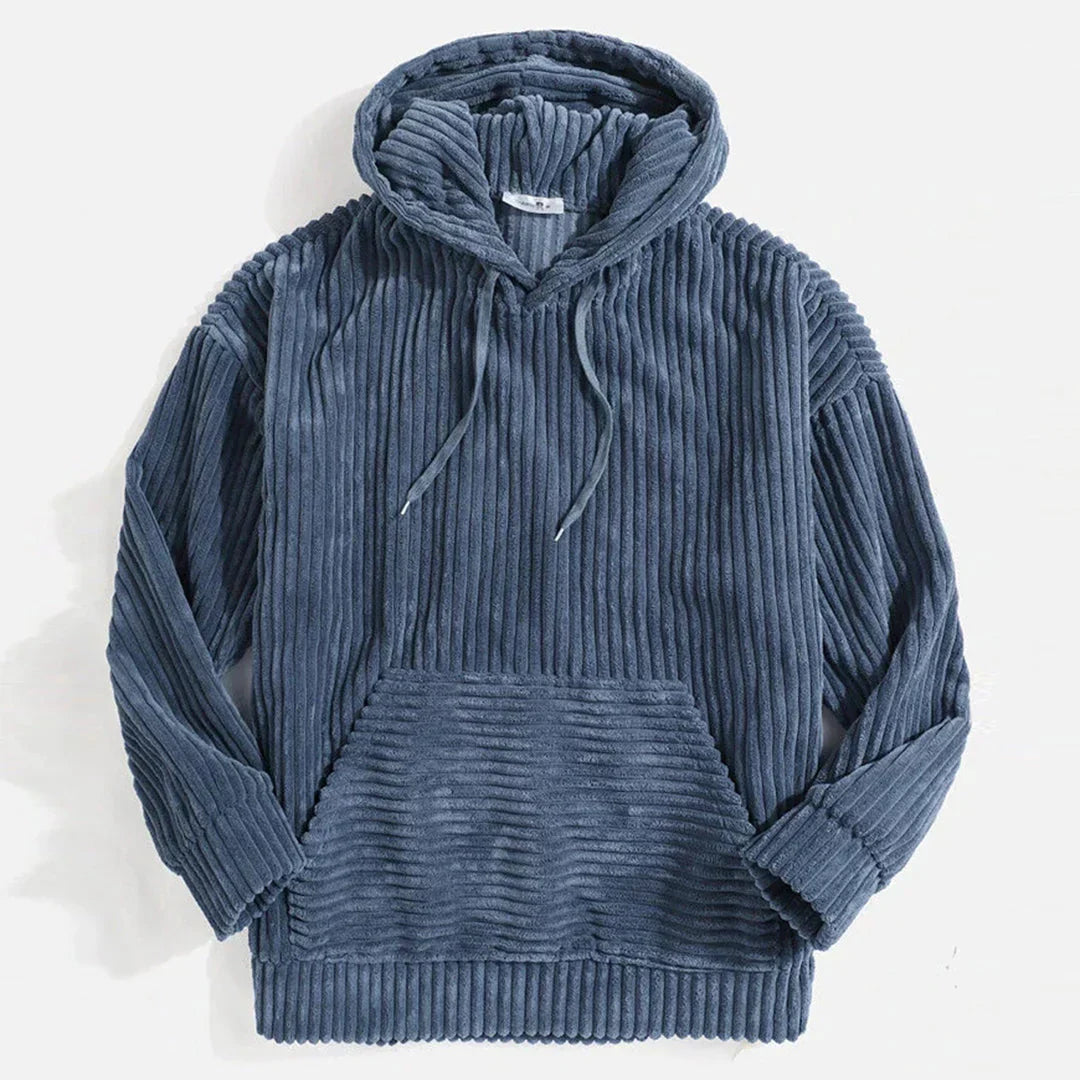 Kapuzenpullover aus Cordstoff für Herren Nigel