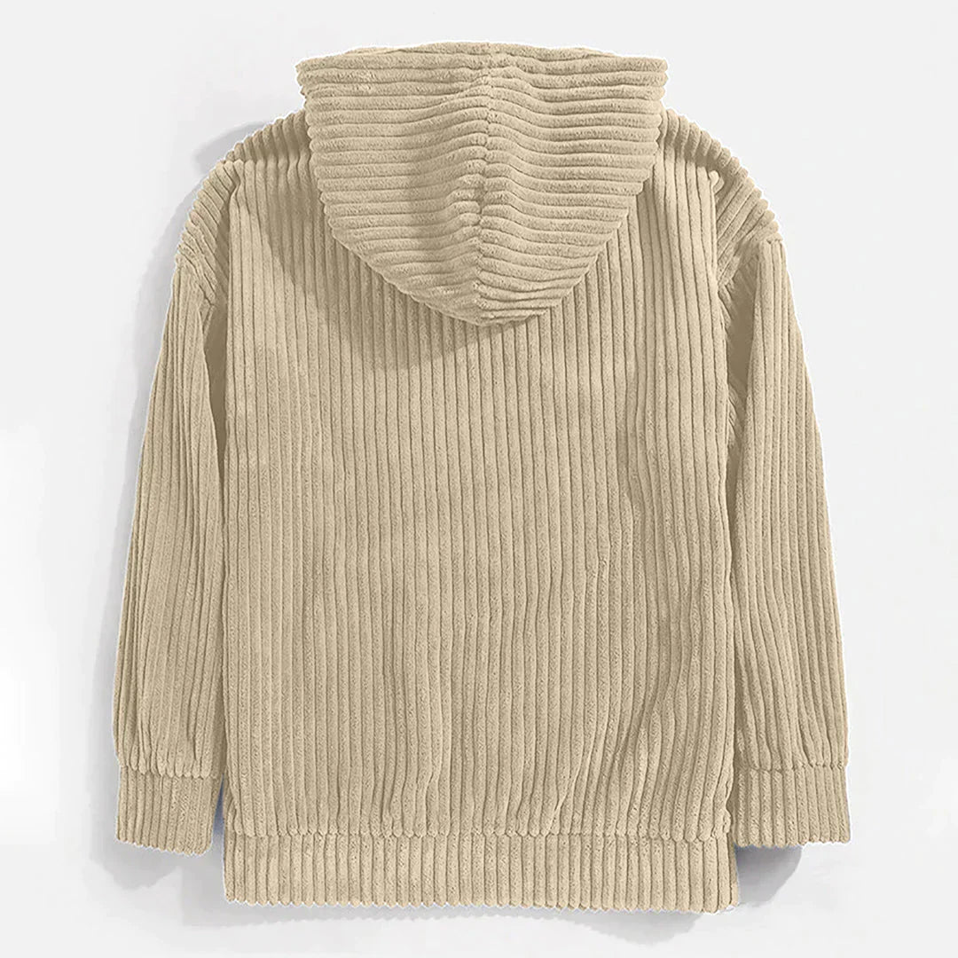 Kapuzenpullover aus Cordstoff für Herren Nigel