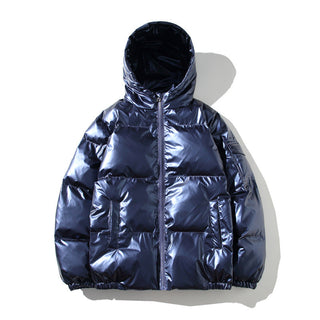 Royalblau mit Kapuze