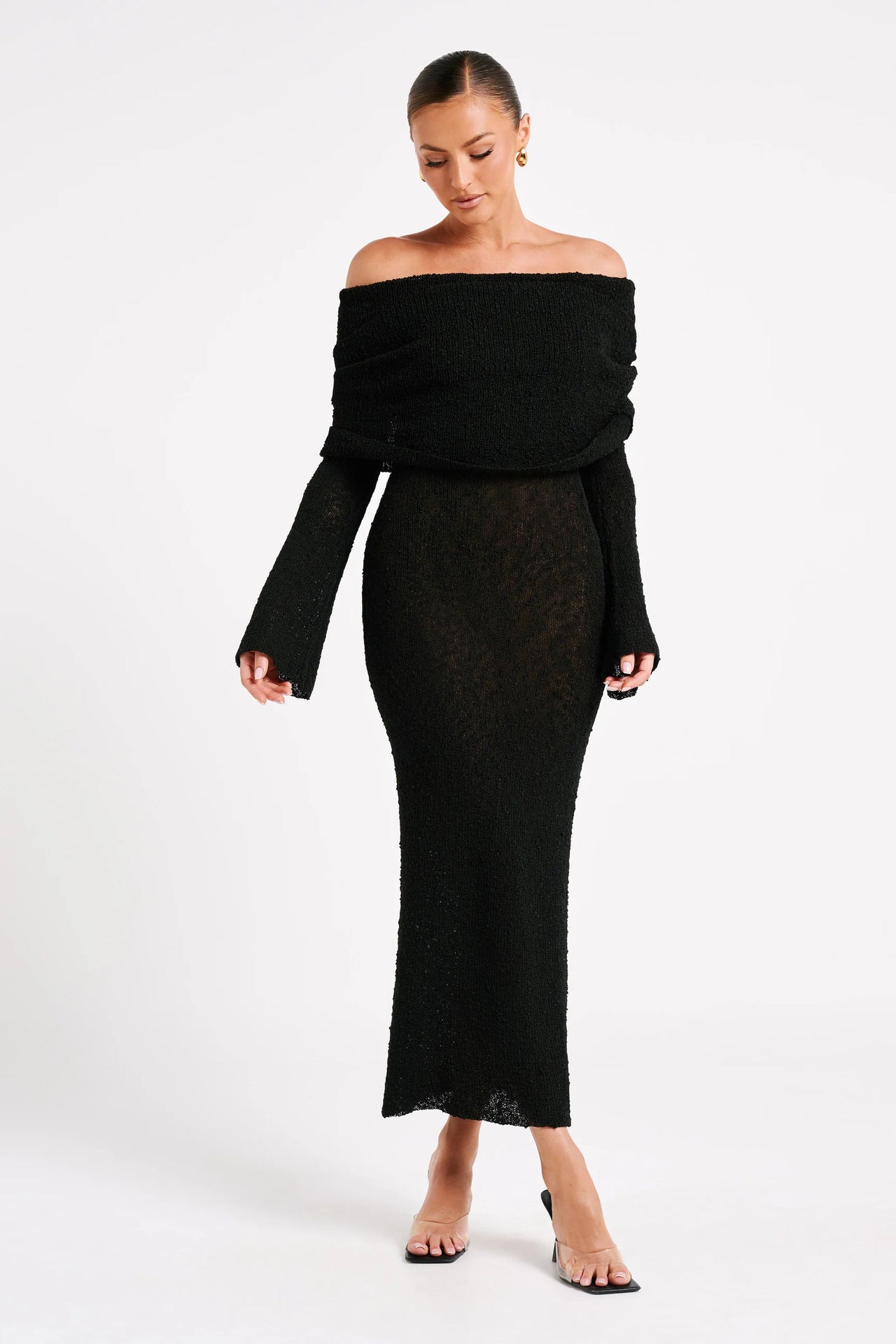 Elegantes Schulterfreies Kleid für Damen