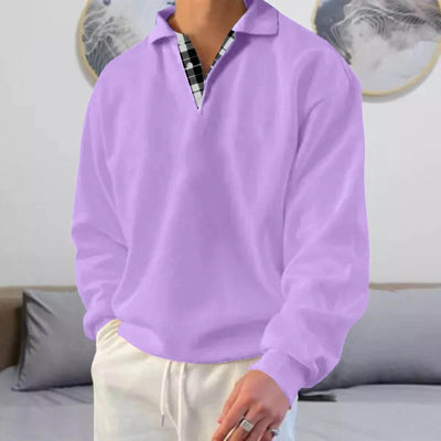 Langarmpullover mit V Ausschnitt Cyrus