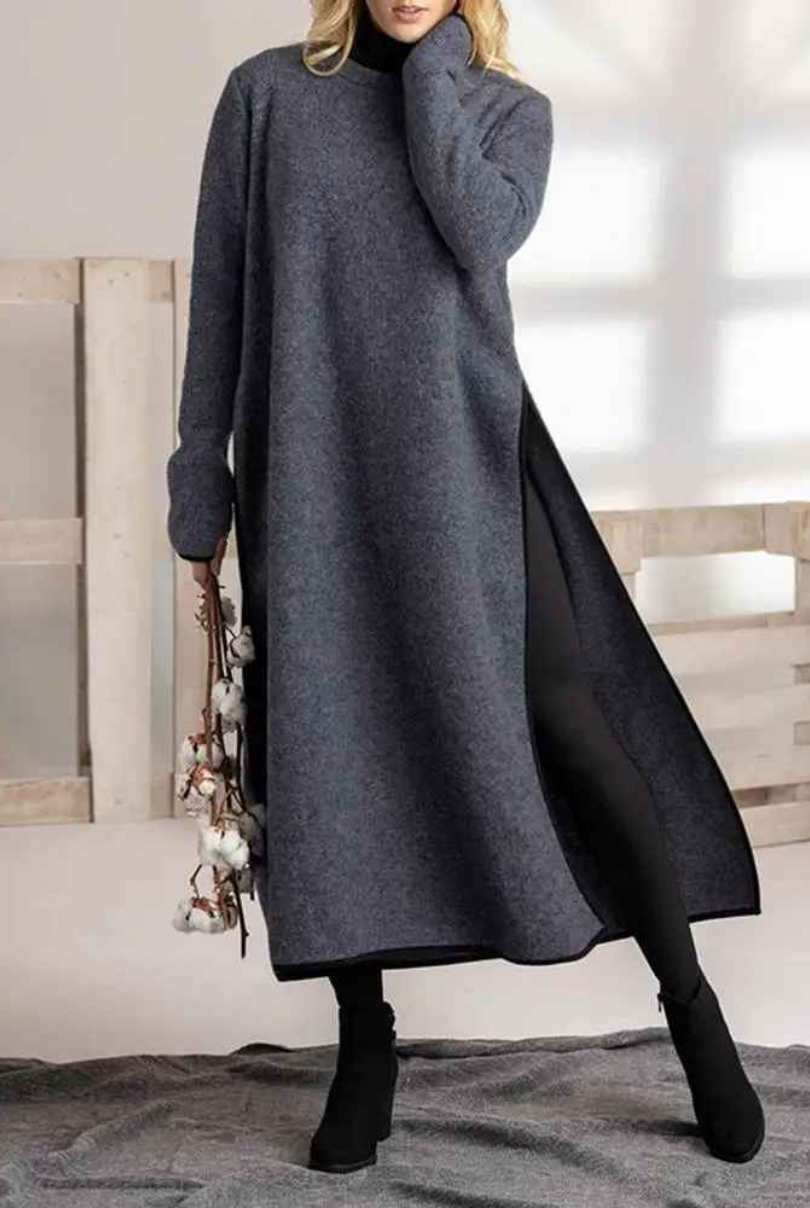Ianthe® | Gemütliches mehrlagiges Maxikleid