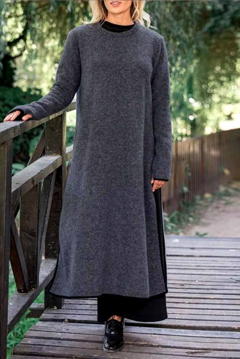 Ianthe® | Gemütliches mehrlagiges Maxikleid