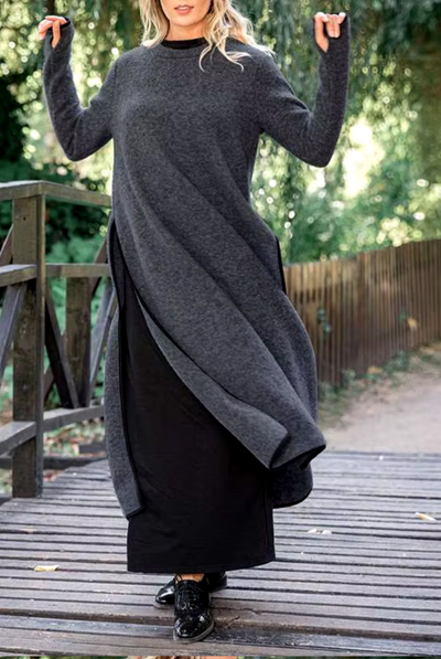 Ianthe® | Gemütliches mehrlagiges Maxikleid